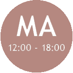 MA 12:00 - 18:00 MA 12:00 - 18:00